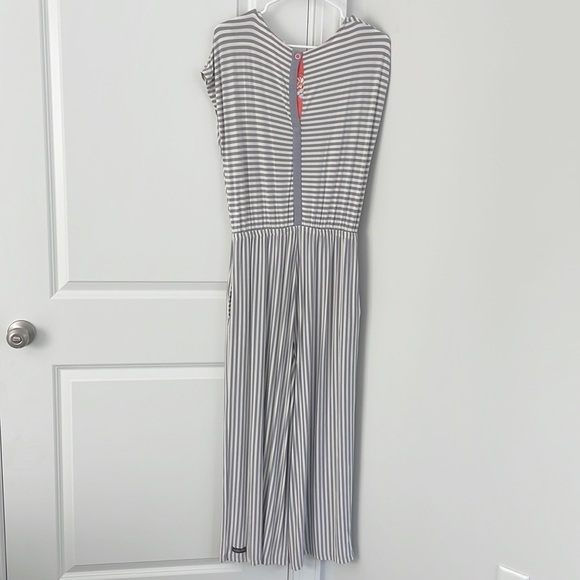 Matilda Jane Stripes All Day Short Sleeve Jumpsuit Romper Size Small - Picture 3 of 5